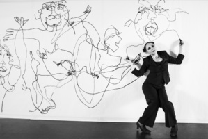 "La Fresque", Jeanne Mordoj © Géraldine Aresteanu.