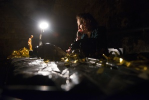 "Loretta Strong", de Copi, mise en scène de Florent Barret-Boisbertrand, avec Marie Champain © Patrice Forsans. "Loretta Strong", de Copi, mise en scène de Florent Barret-Boisbertrand, avec Marie Champain © Patrice Forsans.