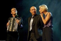 Aurélien Noël, Jacques Pessis et Nathalie Lhermitte. © Alfred Perrin. Aurélien Noël, Jacques Pessis et Nathalie Lhermitte. © Alfred Perrin.