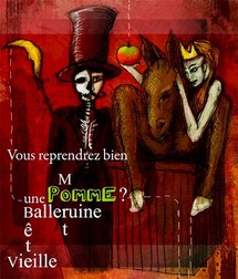 "La Vieille et la bete" © Illustration Anne-Clotilde Saint-Mart "La Vieille et la bete" © Illustration Anne-Clotilde Saint-Mart
