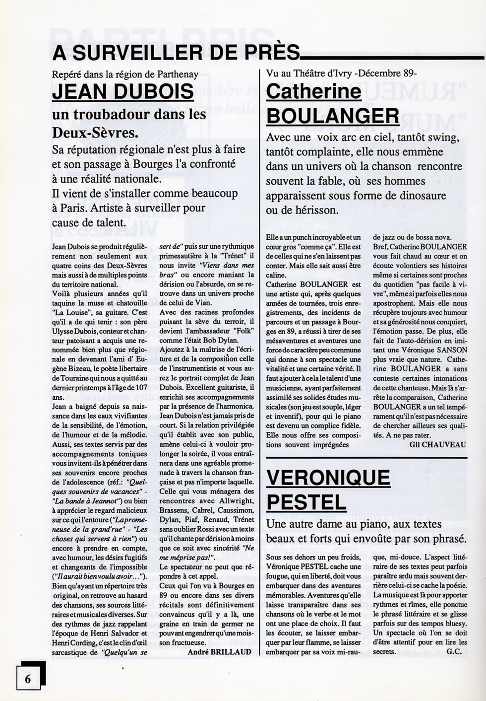 Tous droits réservés © Gil Chauveau/La Revue du Spectacle 2011.