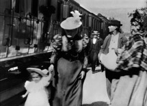 "L'Arrivée d'un train en gare de La Ciotat", Auguste et Louis Lumière, 1895 © DR.
