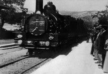 "L'Arrivée d'un train en gare de La Ciotat", Auguste et Louis Lumière, 1895 © DR.