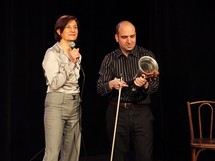 Sandra Aliberti et Lionel Mendousse © Jacques Besse. Sandra Aliberti et Lionel Mendousse © Jacques Besse.