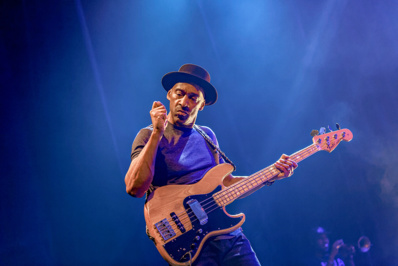 Marcus Miller © Thierry Dubuc. Marcus Miller © Thierry Dubuc.