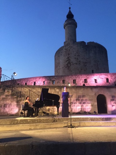 Lisa Lallouette à Aigues-Mortes © DR.