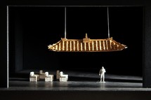 Maquette de l'un des décors réalisée par Doriane Fréreau © Shilpa Gupta. Maquette de l'un des décors réalisée par Doriane Fréreau © Shilpa Gupta.