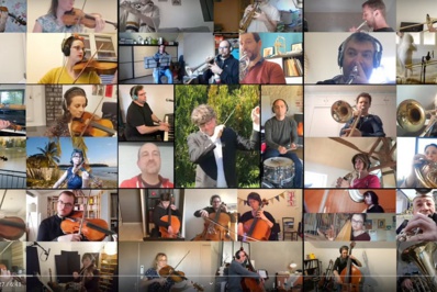 "Qu'est ce qu'on attend pour être heureux" par L'Inattendu - Orchestre symphonique confiné "Qu'est ce qu'on attend pour être heureux" par L'Inattendu - Orchestre symphonique confiné