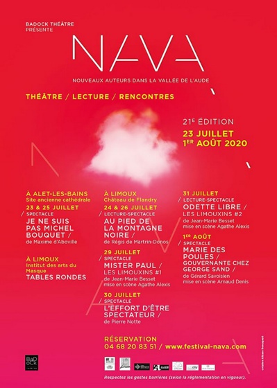 XXIe édition du festival NAVA… Nouveaux auteurs dans la vallée de l'Aude XXIe édition du festival NAVA… Nouveaux auteurs dans la vallée de l'Aude