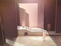 "Les Fourberies de Scapin", maquette du décor de Claire Niquet. "Les Fourberies de Scapin", maquette du décor de Claire Niquet.