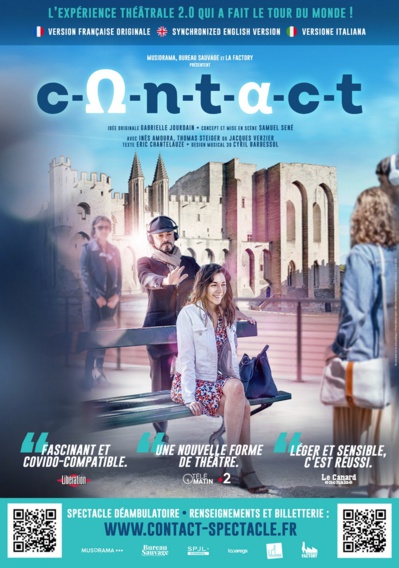 ● Avignon Off 2021 ● C-O-N-T-A-C-T Expérience théâtrale en Français/English/Italiano ● Avignon Off 2021 ● C-O-N-T-A-C-T Expérience théâtrale en Français/English/Italiano