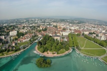 Annecy vue du ciel © Morisseau.