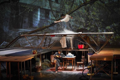 "Les hauts plateaux", photo de répétition © Christophe Raynaud De Lage. "Les hauts plateaux", photo de répétition © Christophe Raynaud De Lage.