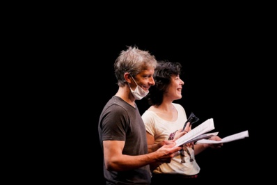 Odja LLorca et Fabrice Gaillard © Lina-Jaade Soulard. Odja LLorca et Fabrice Gaillard © Lina-Jaade Soulard.