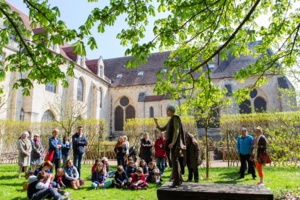 Visite contée à Royaumont © DR. Visite contée à Royaumont © DR.