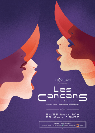 "Les Cancans" de Carlo Goldoni par la Cie Les Dilettantes "Les Cancans" de Carlo Goldoni par la Cie Les Dilettantes