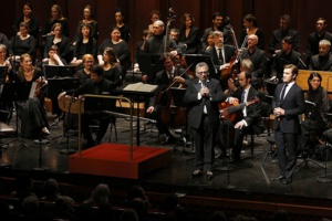 Dominique Bluzet et Renaud Capuçon © DR. Dominique Bluzet et Renaud Capuçon © DR.