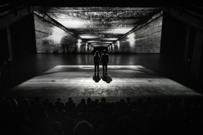 "Blind Runner" d'Amir Reza Koohestani, présenté à La Condition Publique (Roubaix) © Benjamin Krieg.