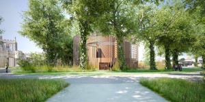 Projet du Théâtre Elisabethain © Andrew Todd. Projet du Théâtre Elisabethain © Andrew Todd.