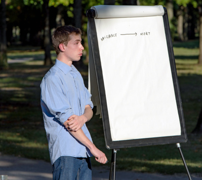 "Les conférences de poche" © Bertrand Lenclos. "Les conférences de poche" © Bertrand Lenclos.