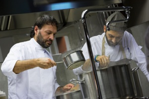 Le chef Ugo Alciati et le metteur en scène Bruno Franceschini © DR.