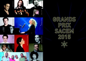 Grands Prix Sacem 2015 : les lauréats sont… Grands Prix Sacem 2015 : les lauréats sont…