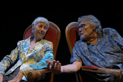 Marie-Julienne Hingant et Jean-Marie Broucaret © Festival Les Translatines. Marie-Julienne Hingant et Jean-Marie Broucaret © Festival Les Translatines.