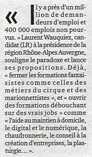 Extrait de l'article publié le 13 novembre 2015 dans le quotidien "Le Progrès". Extrait de l'article publié le 13 novembre 2015 dans le quotidien "Le Progrès".