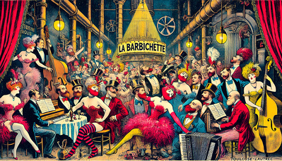 La Barbichette © Toulouse-Lautrec. La Barbichette © Toulouse-Lautrec.