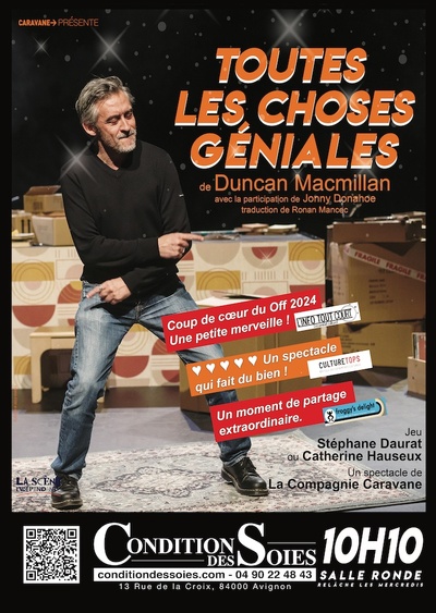 Avignon OFF 2025 >> "Toutes les Choses Géniales" Avignon OFF 2025 >> "Toutes les Choses Géniales"