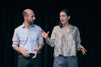 David Geselson et Alma Palacios © Filipe Ferreira. David Geselson et Alma Palacios © Filipe Ferreira.