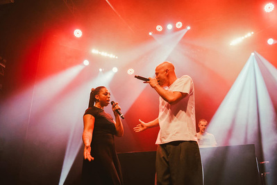 Lisette Lombé et Marc Nammour © Damien Serani.