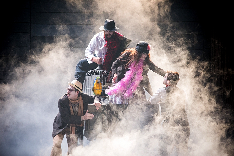 Mathieu Gardon, Thibaud Desplantes, Sarah Laulan, Ziad Nehme © Laurent Guizard.