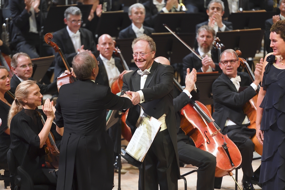 Luc Héry et Emmanuel Krivine © Radio France/Christophe Abramowitz.