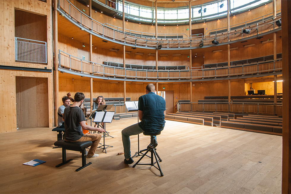 Enregistrement au Château d'Hardelot © Rita Cuggia. Enregistrement au Château d'Hardelot © Rita Cuggia.