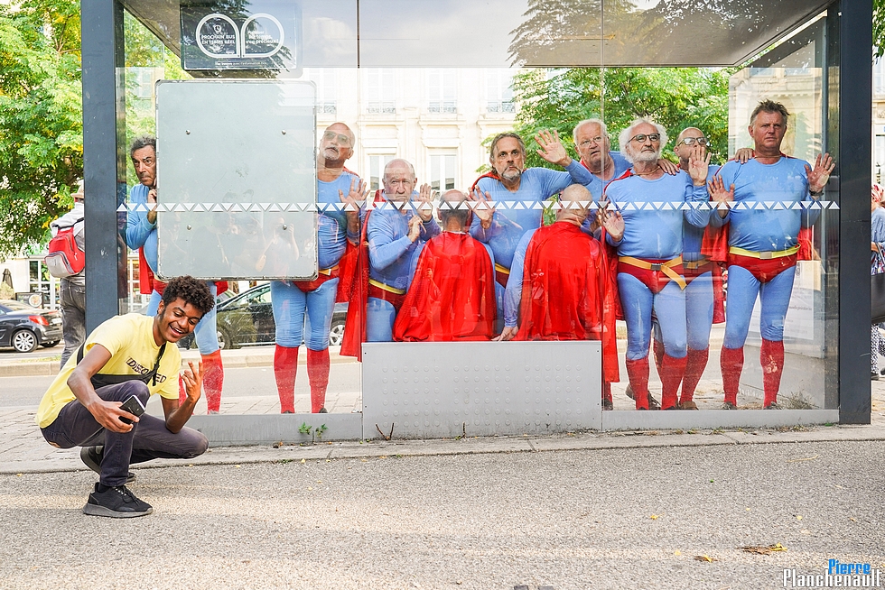 "Blue Tired Heroes" © Pierre Planchenault. "Blue Tired Heroes" © Pierre Planchenault.