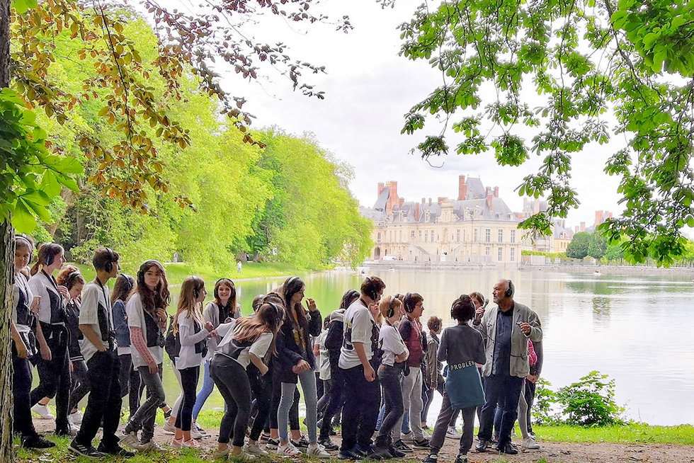 "Fake" au Château Fontainebleau © La Muse en Circuit. "Fake" au Château Fontainebleau © La Muse en Circuit.