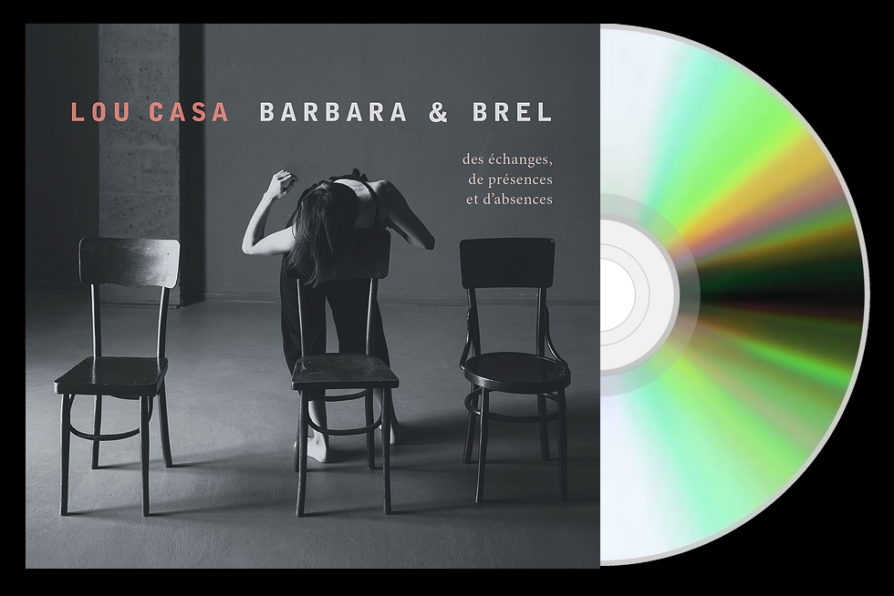 Lou Casa CD "Barbara & Brel" À nouveau un souffle singulier et virtuose passe sur l'œuvre de Barbara et de Brel