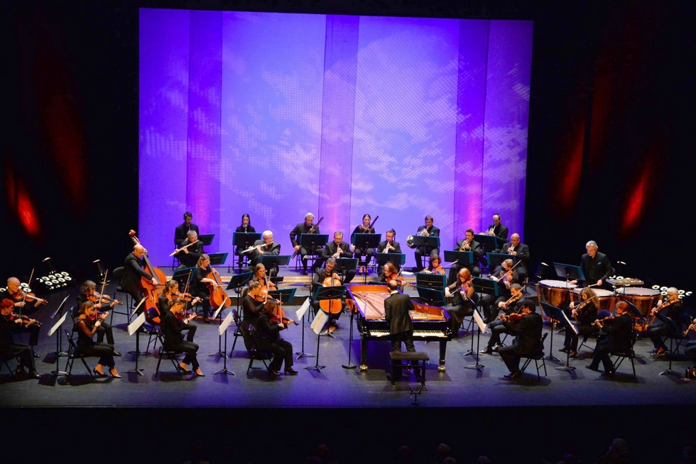 François Dumont et l'Orchestre Pasdeloup © Yvan Bernaer.