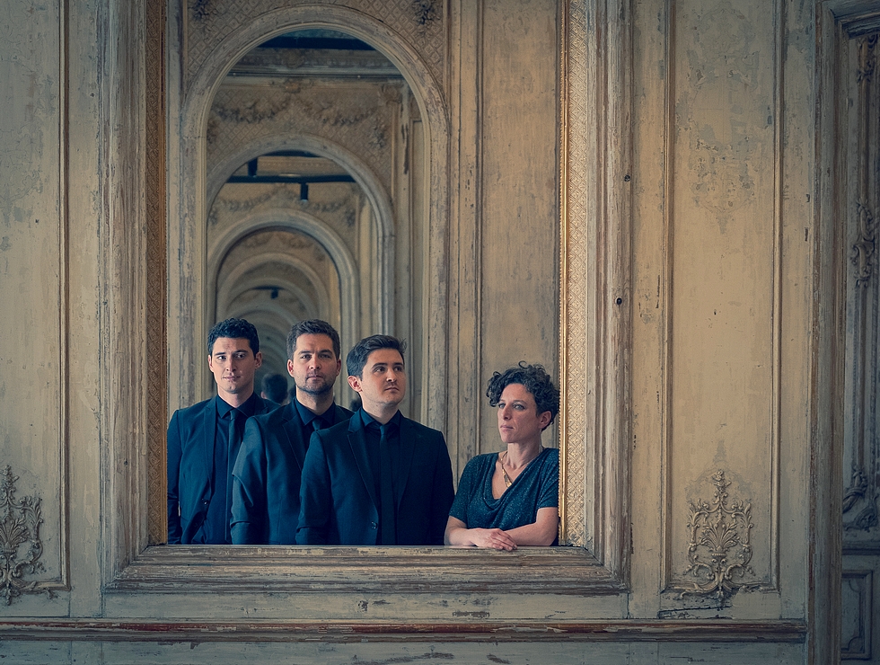 Quatuor Anches Hantées © DR. Quatuor Anches Hantées © DR.