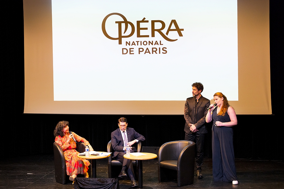 L'Opéra en Guyane - conférence du 17 octobre 2022 © Elena Bauer/OnP. L'Opéra en Guyane - conférence du 17 octobre 2022 © Elena Bauer/OnP.