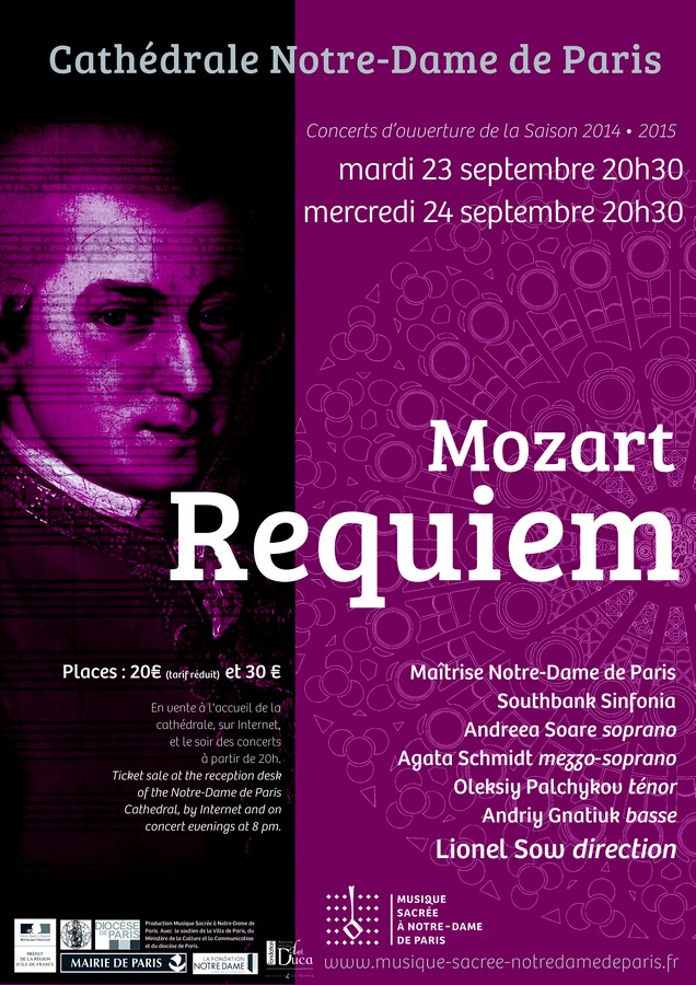 Le "Requiem" de Mozart entre à Notre-Dame de Paris