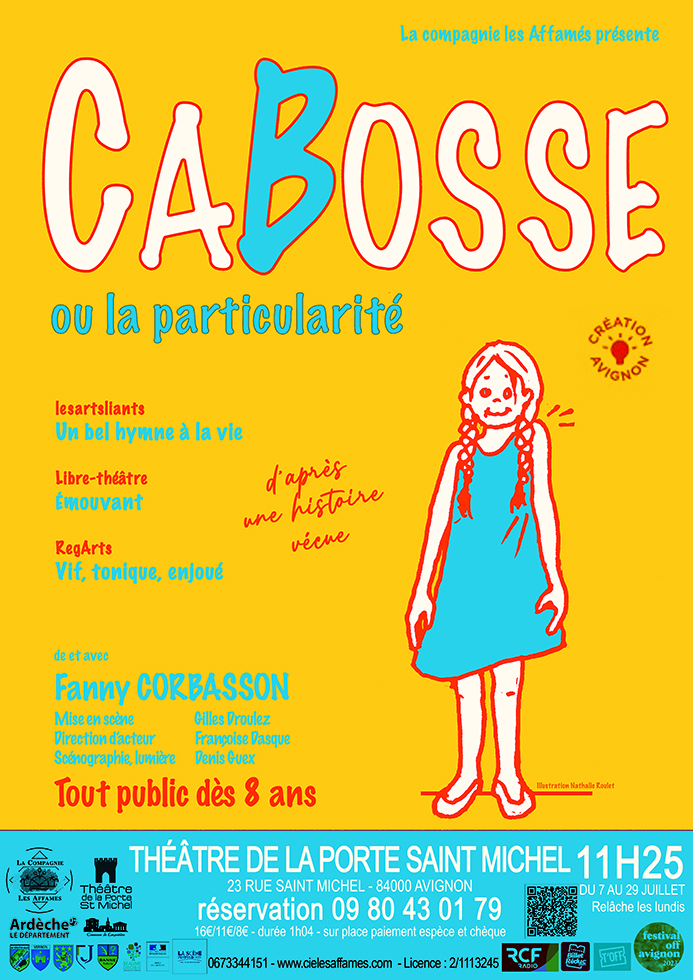 Avignon Off 2023 >> "Cabosse ou la particularité" Avignon Off 2023 >> "Cabosse ou la particularité"