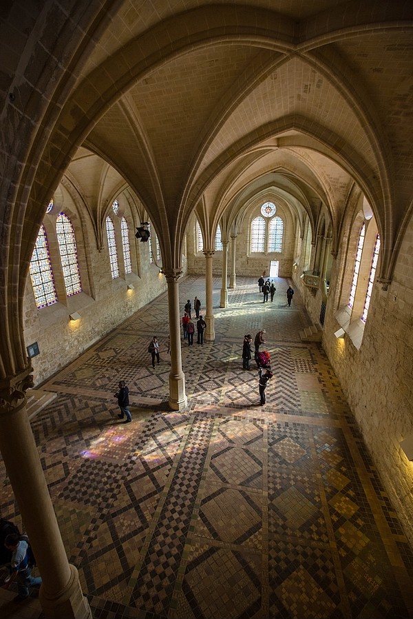 Réfectoire de l'Abbaye de Royaumont © Agathe Poupeney/PhotoScène.