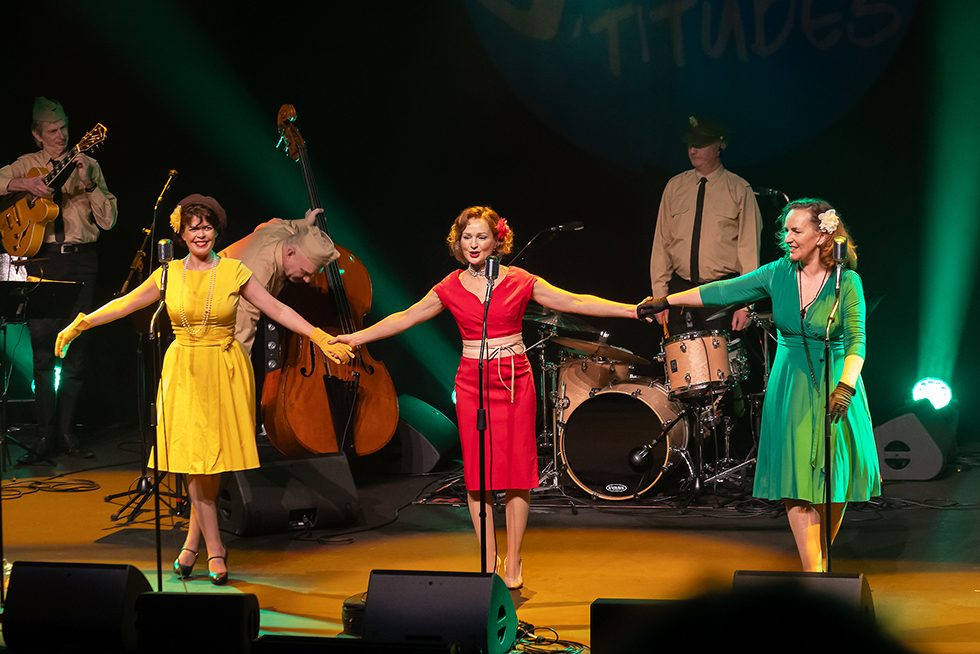 Les D-Day Ladies lors de la soirée du 21 mars © Érick Fréjean/Association Zoom Laonnois.