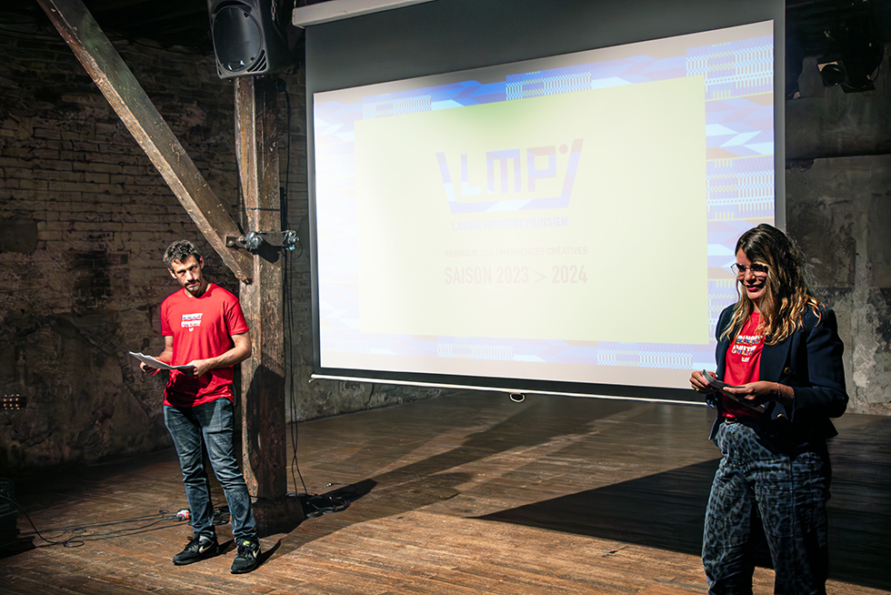 Présentation de saison par Julien Favard et Anaïs Robbe © Zélie Martinez-Almoyna. Présentation de saison par Julien Favard et Anaïs Robbe © Zélie Martinez-Almoyna.