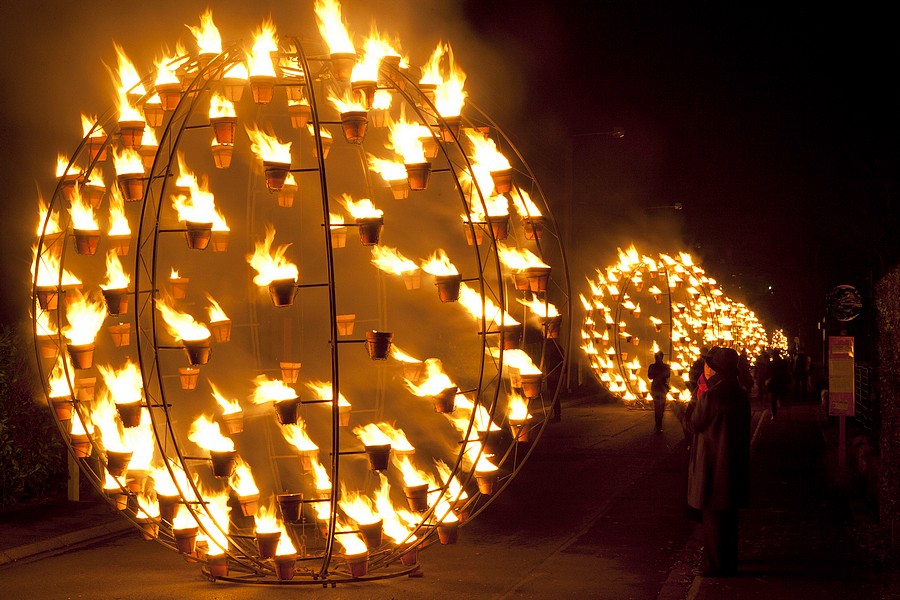 "Cathédrale de Feu" par la Cie Carabosse, Saint Omer le 19 septembre © Vincent Muteau.