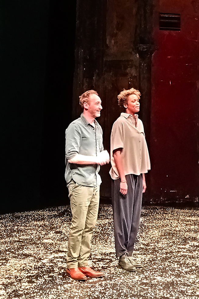 Grégoire Monsaingeon et Océane Caïraty  © Isabelle Fauvel.