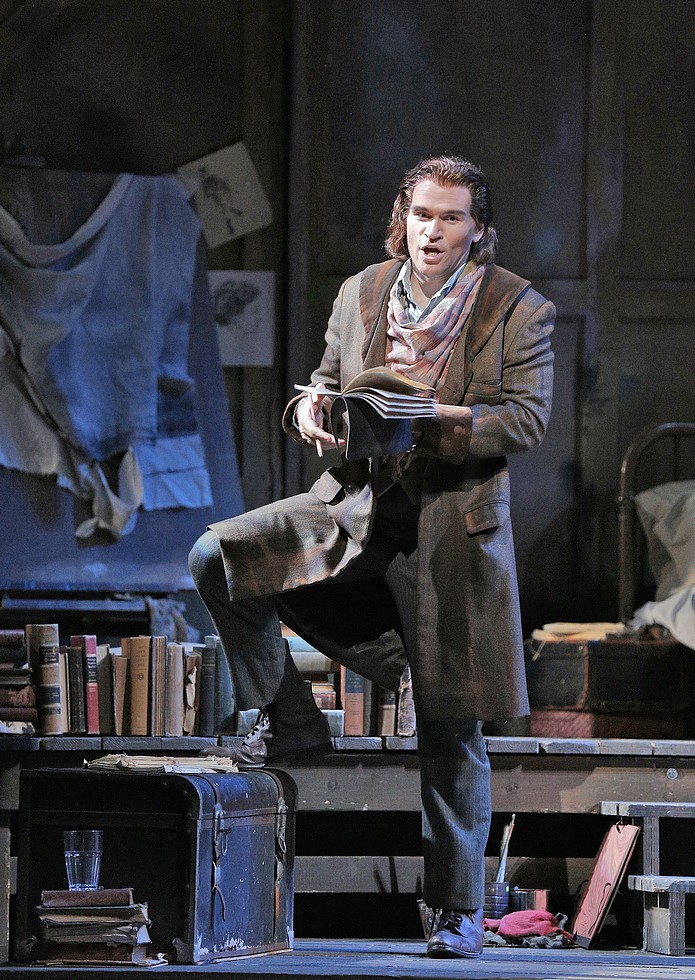 Michael Fabiano, Rodolfo dans "La Bohème" © Cory Weaver.