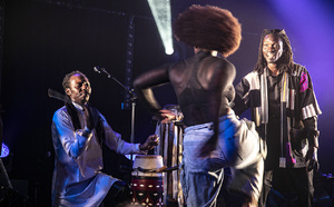 Pa Assane, Stéphane Constantini, Mara Seck © Ibrahima Ba Sane.